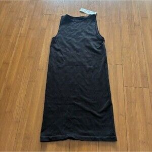 kith logo monogram black bodycon dress XS Small